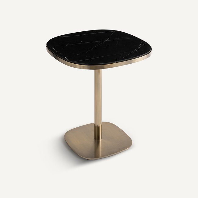 Bistro-Tisch Lixfeld, schwarzer Marmor marmor schwarz AM.PM