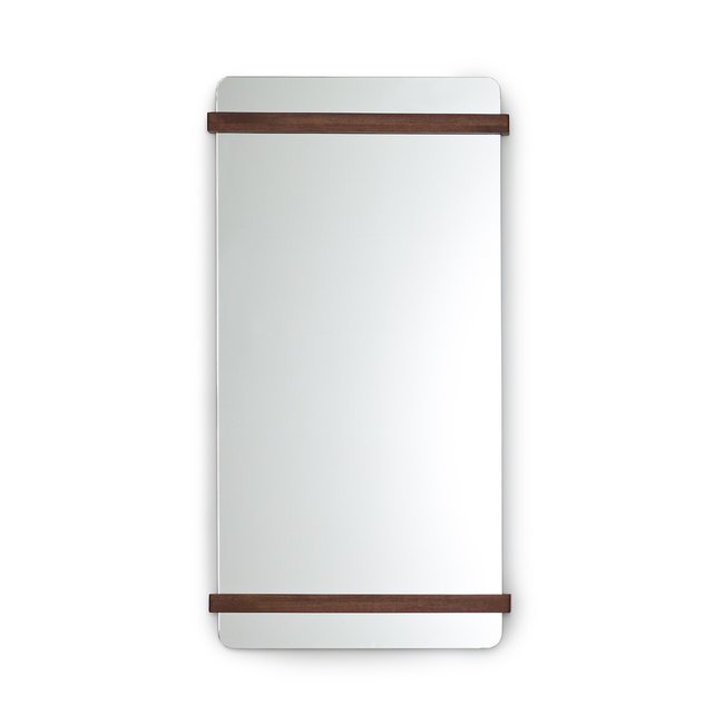 Miroir noyer 120 x 64 cm Nemma Couleur noyer <span itemprop=
