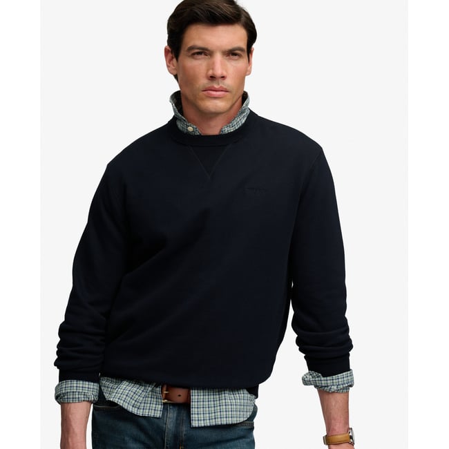 Sweatshirt Essential Stacked Logo Col Rond - SUPERDRY