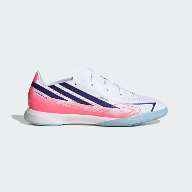 Chaussure De Football F50 Hyperfast League Indoor Enfants Chaussure De Football F50 Hyperfast League Indoor Enfants cloud white / solar purple / solar turbo <span itemprop=