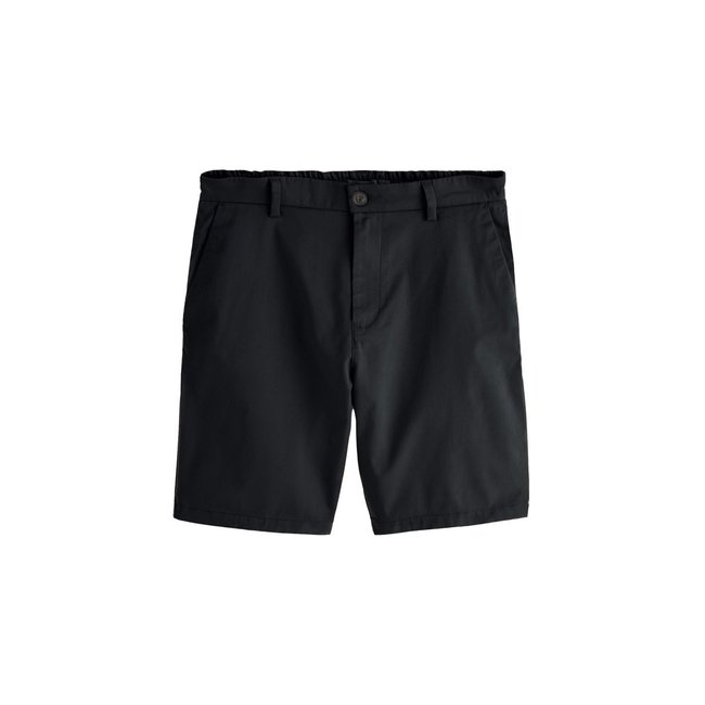 Short chino stretch noir <span itemprop=