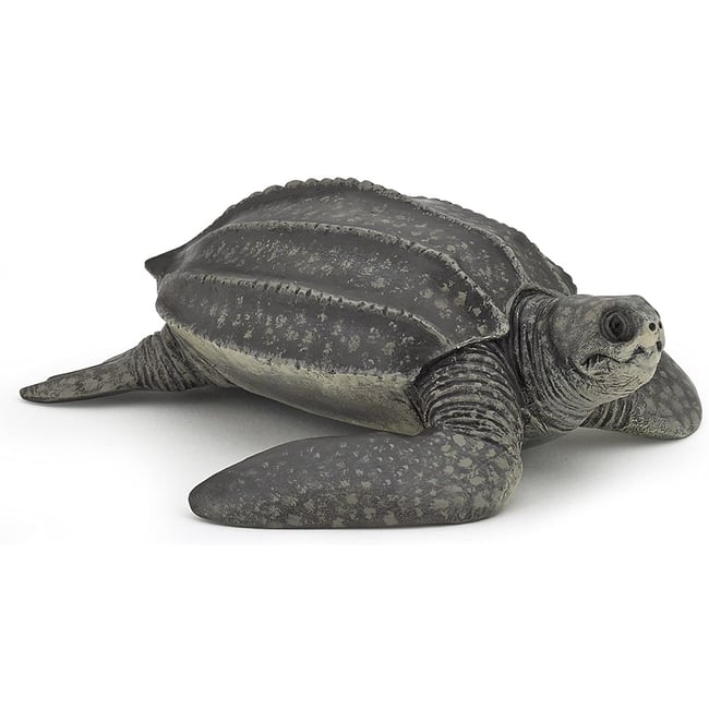 Figurine Tortue Luth gris <span itemprop=