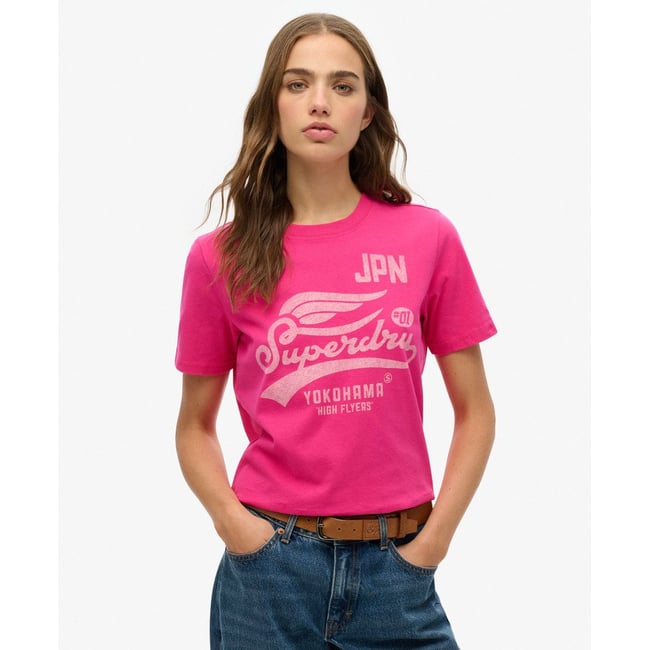 T-shirt High Flyers rose vif <span itemprop=