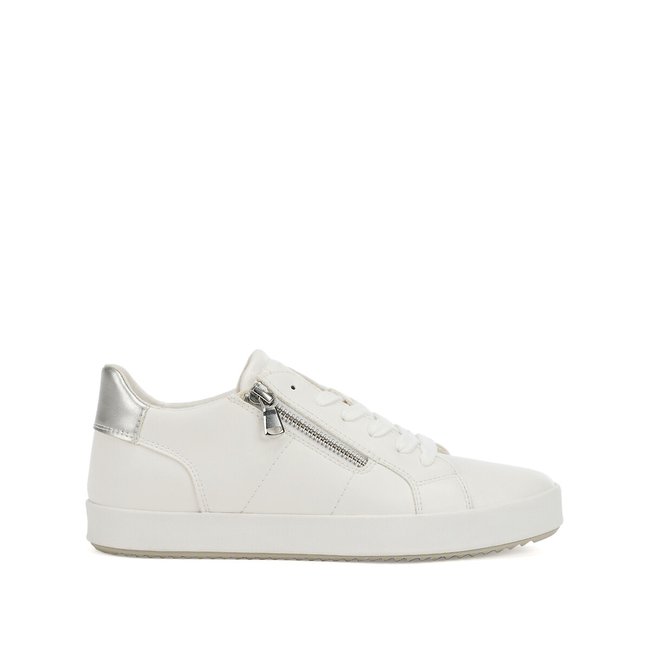 Atmungsaktive Sneakers Blomiee mit Reissverschluss weiss <span itemprop=