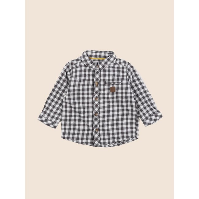 Chemise - Très bon état gris <span itemprop=