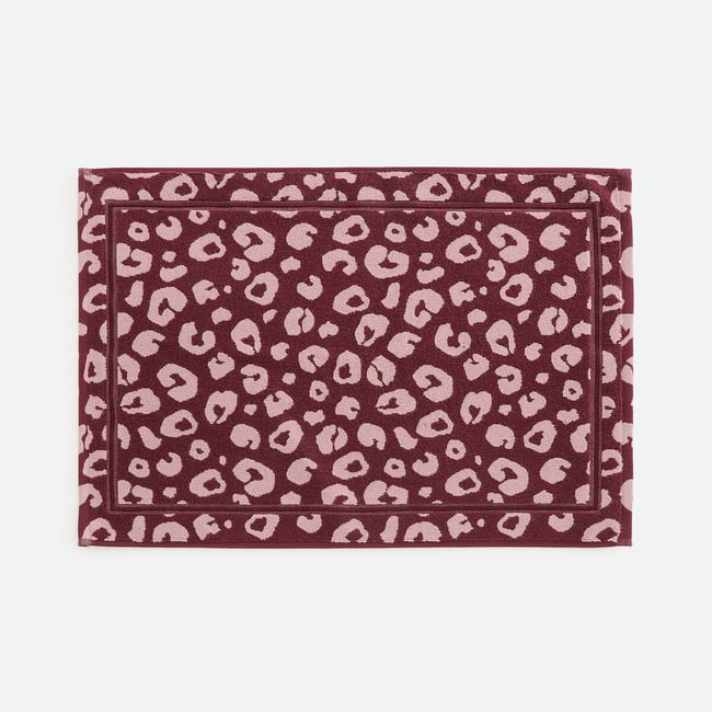 Tappeto da bagno stampato, spugna bouclé 1100 g, ZANI fantasia leopardata LA REDOUTE INTERIEURS