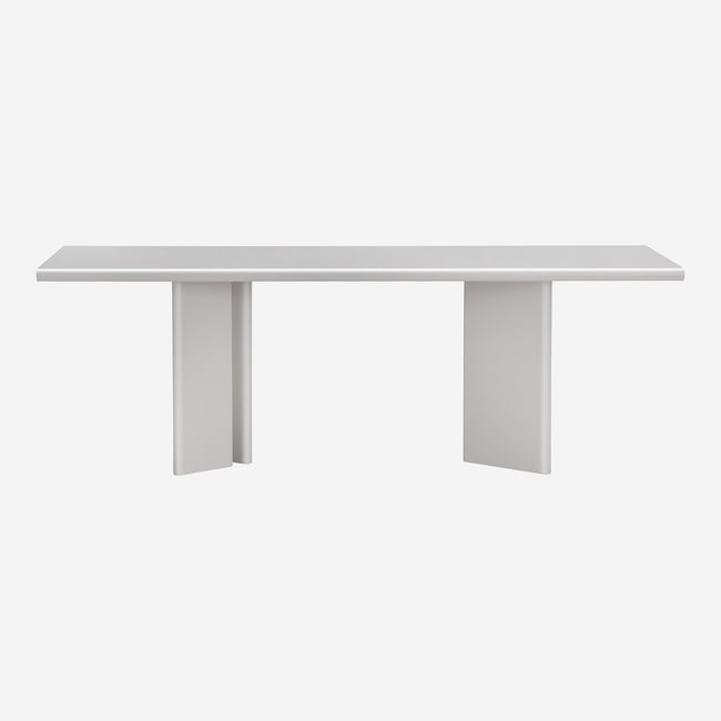 Table à manger  VANDA Couleur crème <span itemprop=