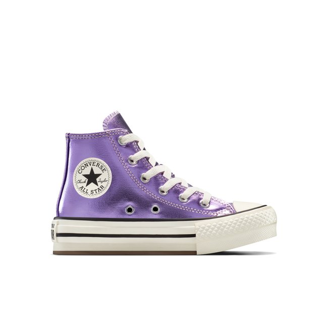 Baskets CHUCK TAYLOR ALL STAR EVA LIFT PLATFORM METALLIC violet/écru/noir <span itemprop=