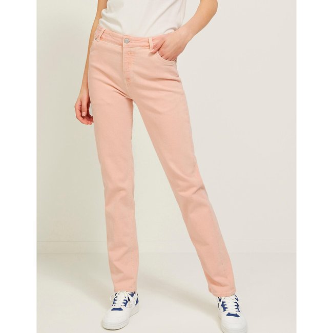 Mid Rise Straight Jeans, peach, JJXX