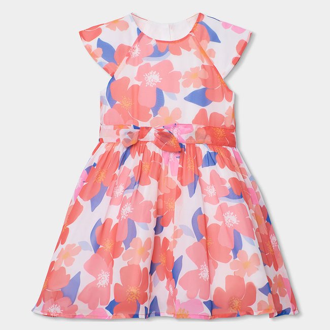 Robe à imprimé fleuri multicolore <span itemprop=