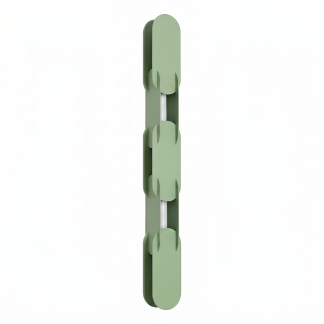Applique murale Acier Sauge LED 1 Chain Couleur sauge <span itemprop=