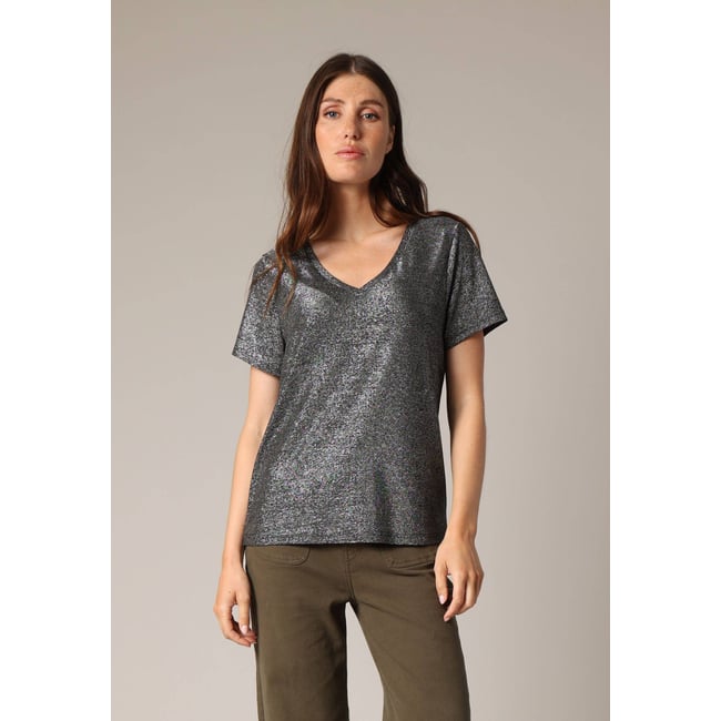 T-shirt ample avec col en v GLORY - DEELUXE