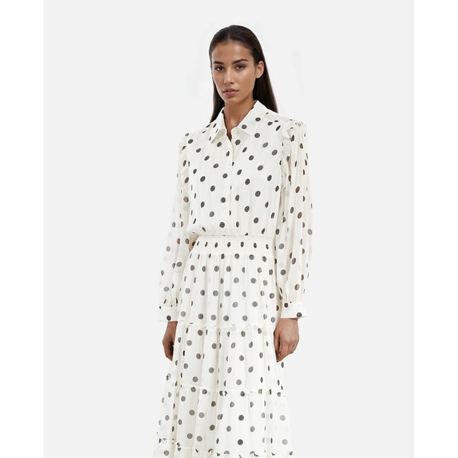 Robe Mi-longue Noire Et Blanche évasée - Taille 38-44, Polyester Doublé, Sans Manches, Décolleté Strass