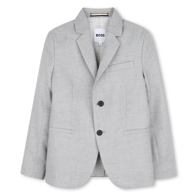 Veste de costume gris <span itemprop=