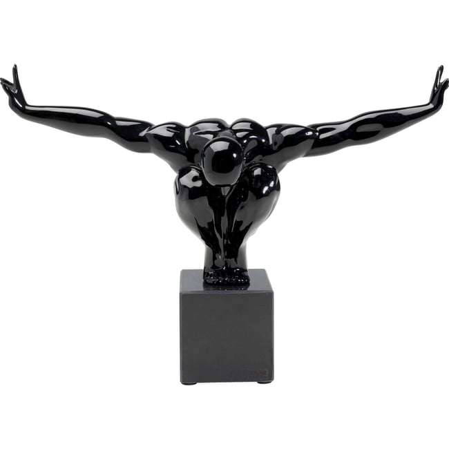 Déco homme 43cm, ATHLET Couleur noir <span itemprop=