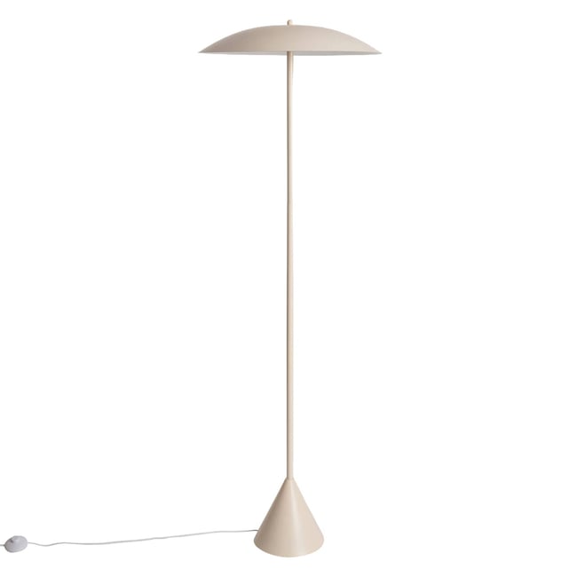 Lampadaire intérieur métal Ø50cm LYSE Couleur beige <span itemprop=
