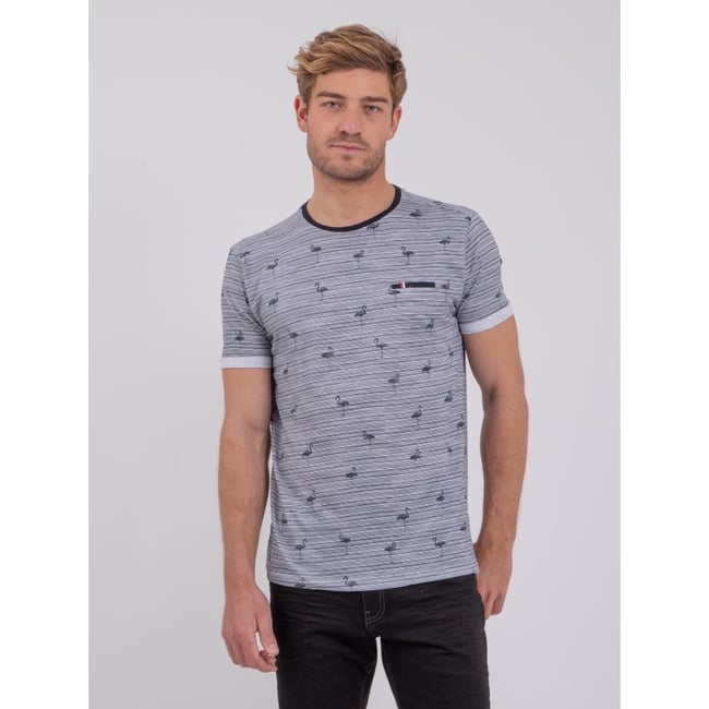 T-shirt Col Rond Pur Coton Nabalvine v002232 <span itemprop=