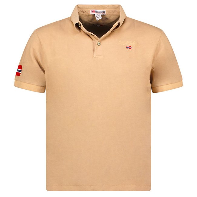 Polo maniche corte Kars beige GEOGRAPHICAL NORWAY