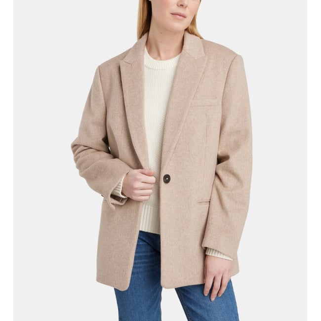 Veste pauline en laine épaisse mélangée - GALERIES LAFAYETTE