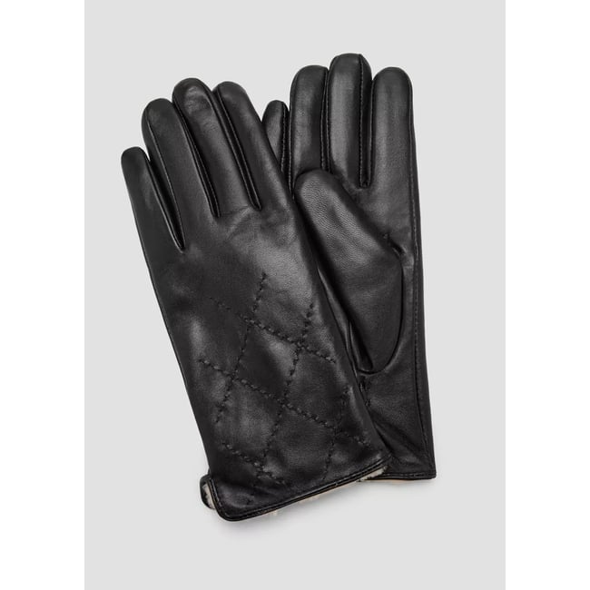 Gants matelassés en cuir - MANGO