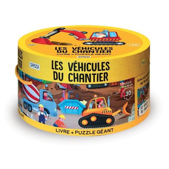 Puzzle Les véhicules du chantier - SASSI JUNIOR
