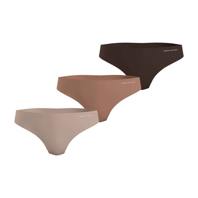Confezione da 3 culotte beige + sabbia + nero TOMMY HILFIGER