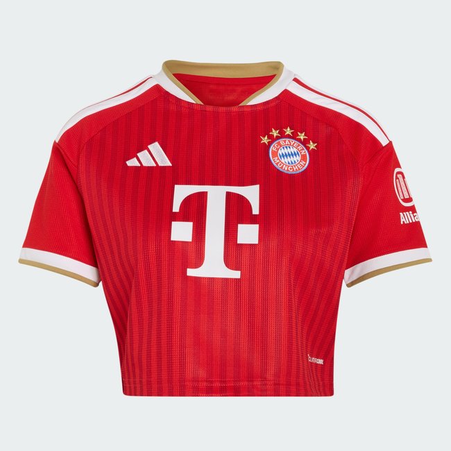 Maillot cropped Domicile FC Bayern Munich 26/27 better scarlet / white <span itemprop=