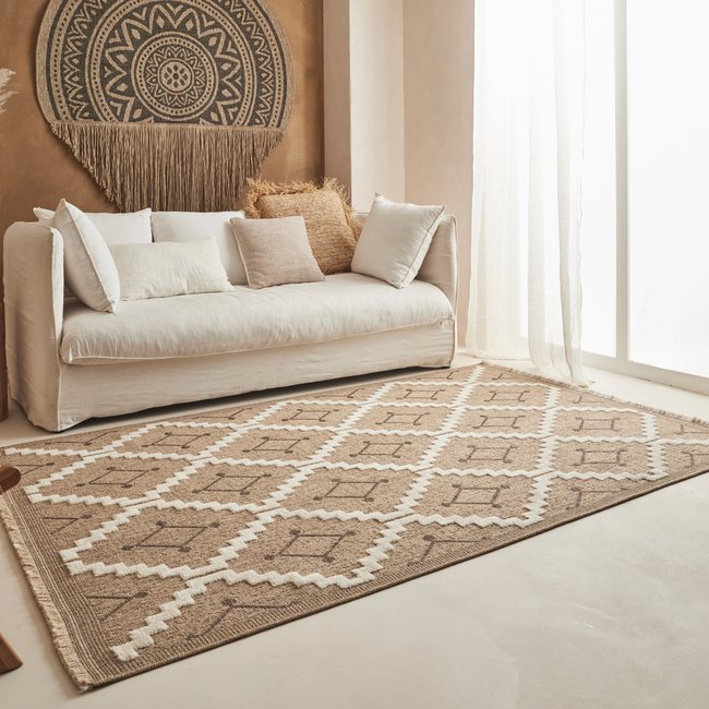 Tapis intérieur extérieur à motif géométrique TULUM - NAZAR RUGS