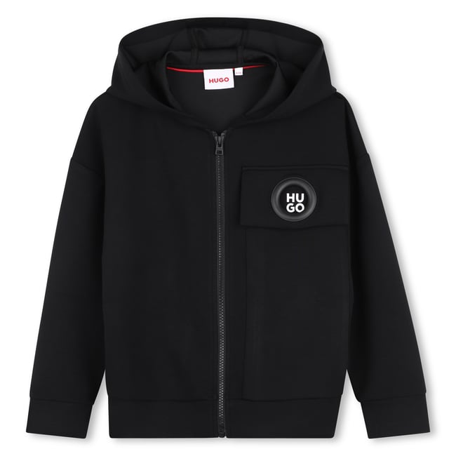 Cardigan à capuche black <span itemprop=