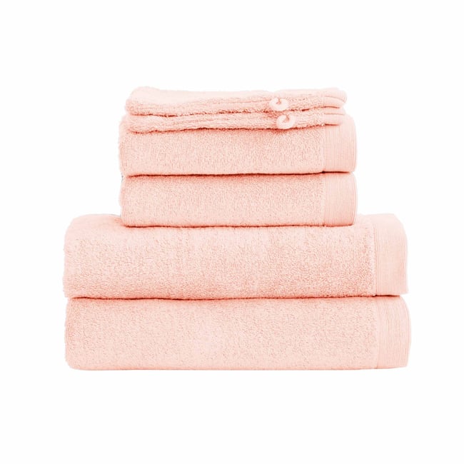 Ensemble de bain 6 pièces 500 g/m² STUDIO (2 draps de douche +2 serviettes de toilette + 2 gants) - SENSEI MAISON