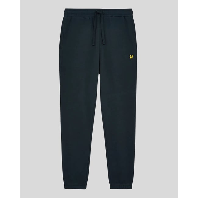 Pantalon de Jogging coupe slim en coton bleu foncé marine <span itemprop=