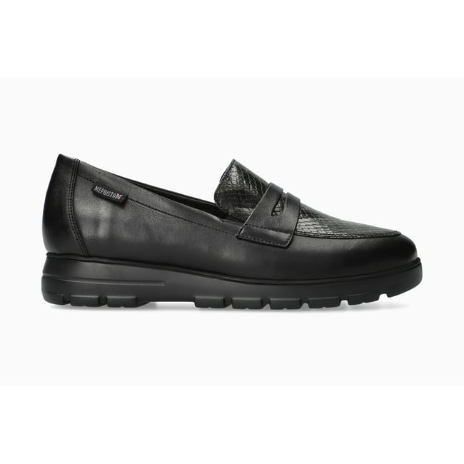 Mocassins en cuir CARIMA noir 5149 <span itemprop=