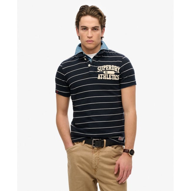 Polo en jersey Vintage Athletic - SUPERDRY