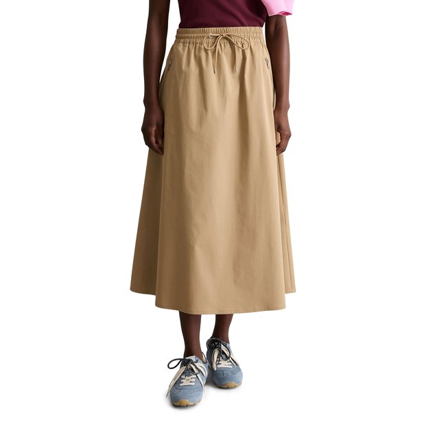 Jupe évasée en coton organique mélangé stretch - MARC O’POLO DENIM