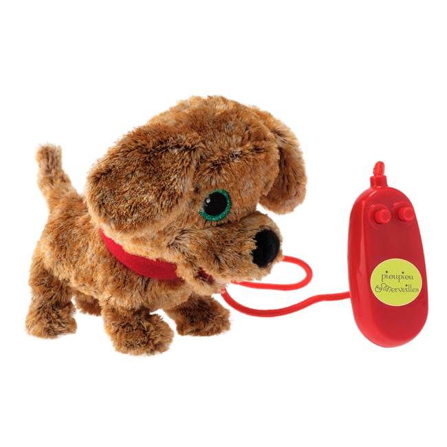 Peluche filoguidée chien Noisette marche avec moi ! v002230 <span itemprop=