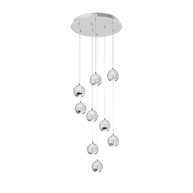 Suspension en verre designLED, Hayley - LUCANDE