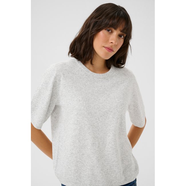 Pullover tricoté KAnova, col rond, manches courtes - KAFFE