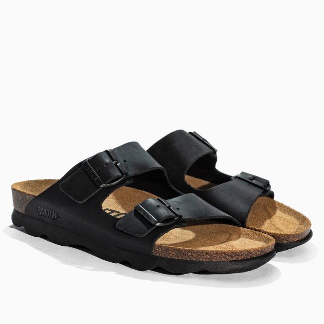 Sandales ATLAS pour homme noir <span itemprop=