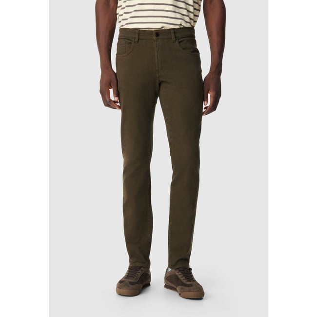 Jean slim BRUCE vert kaki <span itemprop=