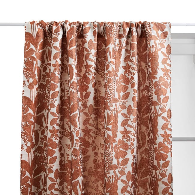 Rideau SAMARA terracotta <span itemprop=