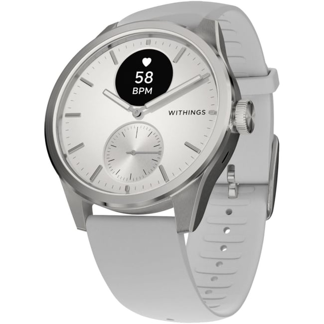 Montre santé Scanwatch 2 42mm Blanche gris <span itemprop=