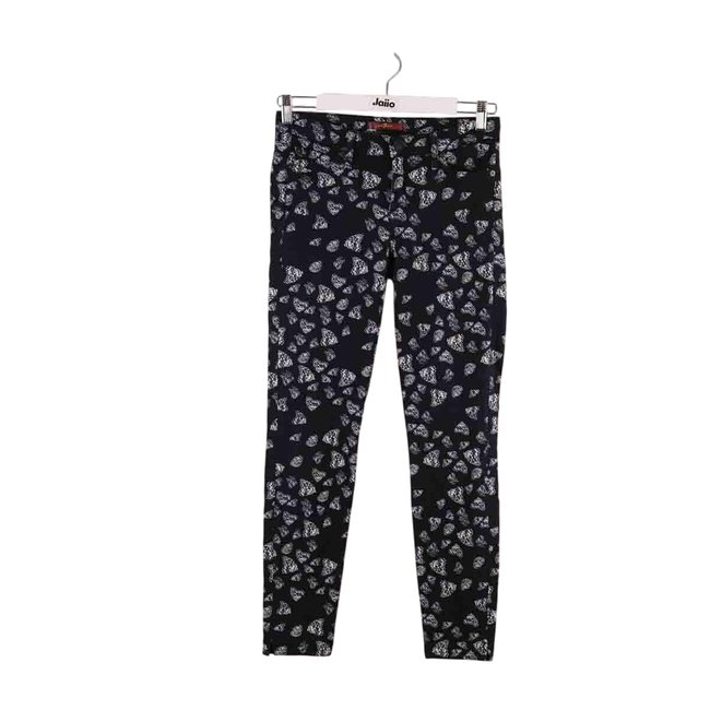 Pantalon slim en coton - Très Bon État noir <span itemprop=