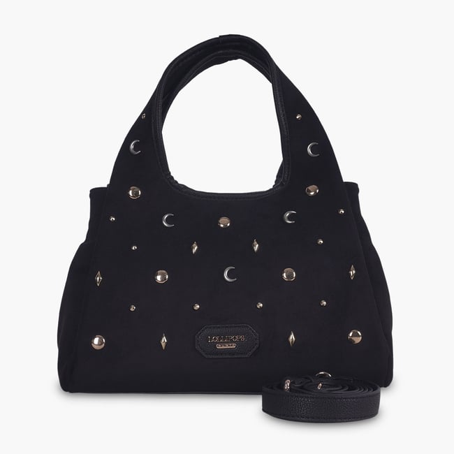 Sac Shopper M noir Talaya doré <span itemprop=