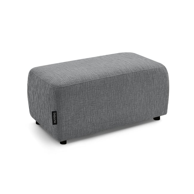 Pouf tissu texturé, ATILLA - BOBOCHIC