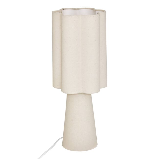 Lampe à poser BLANCA Couleur beige lin <span itemprop=