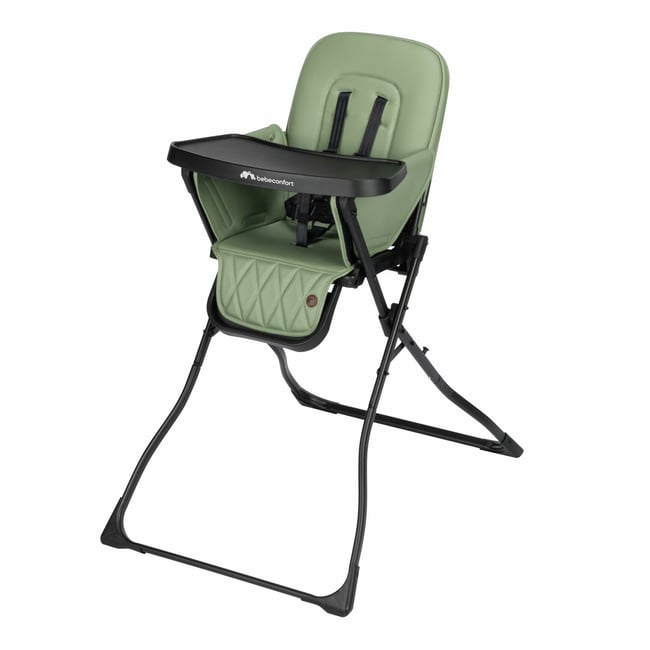 Chaise haute bébé ultra compacte Mallow gris minéral <span itemprop=