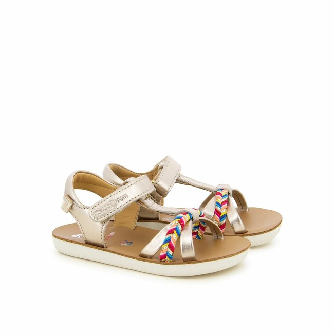 Sandali in pelle Goa Salome bronzo SHOO POM