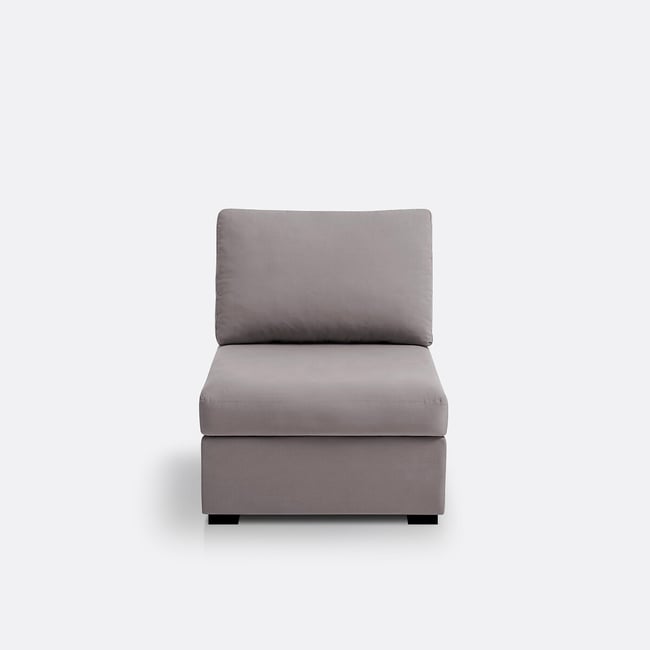Fauteuil met afneembare katoenen hoezen, Robin - SO'HOME