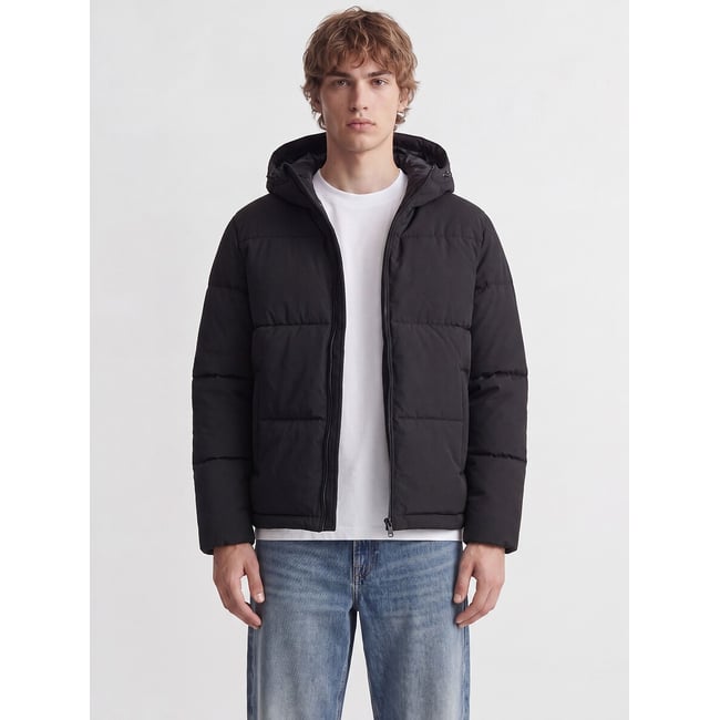 Doudoune courte capuche fixe col montant, plein hiver - JACK & JONES