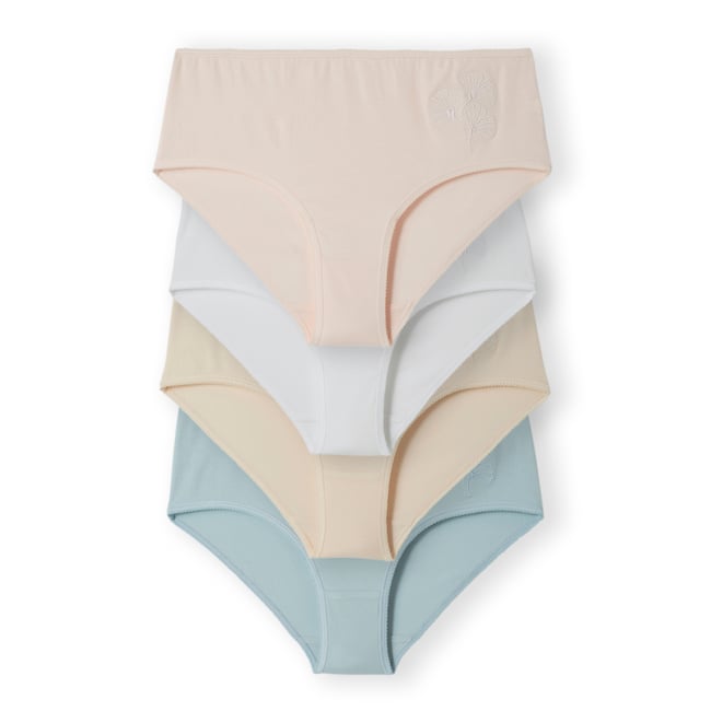 Culottes maxi broderie fantaisie - Lot de 4 - DAMART